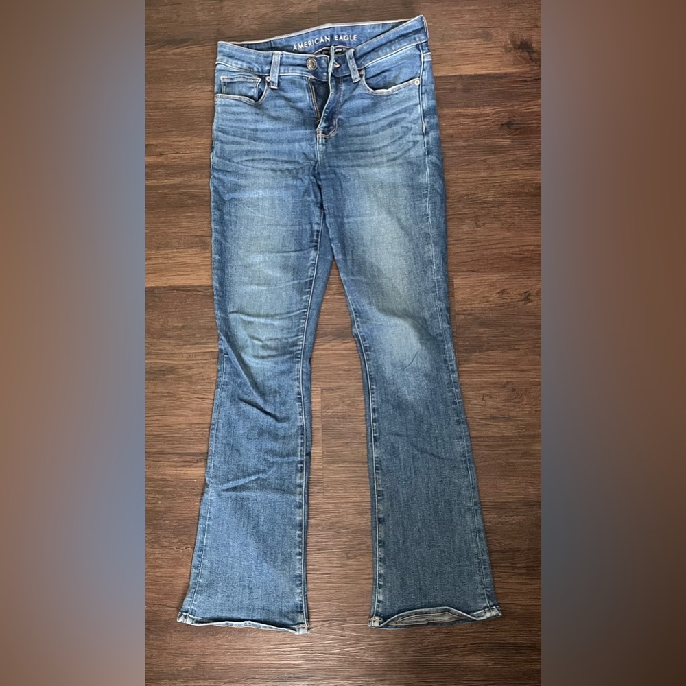 American Eagle Hi Rise Skinny Kick Jeans